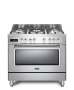 ELBA Excellence 90CM 5 Burner Gas Cooker With Electric Oven - Stainless Steel + Free Totai Heater