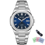 - Men Formal Stainless Steel Strap Analogue Quartz Watch - Blue