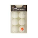 De Wet 6 Pack White Table Tennis Balls