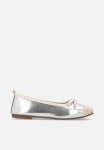 PoP Candy Contrast Ballet Pumps - Silver