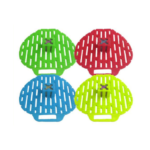 Urinal Mats With Bio Enzyme Block. Pack Of 24 Assorted Scents - Yellow