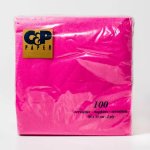 Serviettes – 2 Ply Pink 100