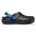 Classic Lined Spray Dye Clog Kids - Black multi J6