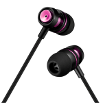 Volkano Alloy Seriesearphones Wired With MIC - Purple Std Regular