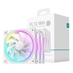 Deepcool FL12 3-IN-1 Argb 120MM Fan 3 Pack White