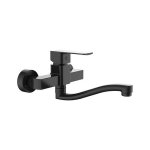 Sterlyn Black Sink Mixer Wall Type
