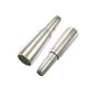 Xlr Male - 1/4 Male Silver Chassis Adaptor - X2