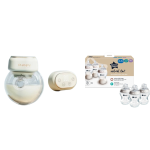 Phanphy Wearable Breast Pump + Tommee Tippee 3 Pack Bottles