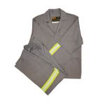 - 2 Piece Reflective Poly Cotton Conti Suit - Royal Blue - Eu 40