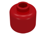 Parts Plain Minifigure Head Block Open Stud 3626B - Red