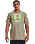 Men's Ua Gl Foundation Short Sleeve T-Shirt - Khaki Gray XL