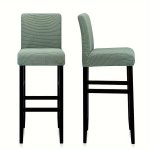 2PC Thickened Plaid Pattern Anti-fouling Chair Cover Plaid Stretch Dining Chair Slipcover Bar Chair Cover For Hotel Dining Room