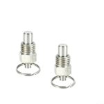 Retractable Spring Plunger With Pull For Ring Stainless Steel Plunger Pin For Industrial Machinery M6 M8 M10 For M12 Threaded Ca