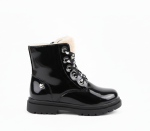 Flat Ankle Boot - 2 Kids Black