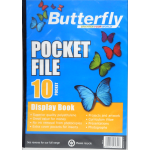 Pocket File Butterfly A4 10PG