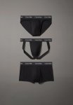 Calvin Klein Jck Strp Lr Slip Brief Lrt 3 Pack - Black