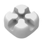 Orico Desktop Cable Cross Clip Grey