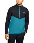 Men's Ua Storm Golf Sweater Zip - BLACK-002 LG
