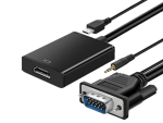 Hdtv Adapter Vga To Hdmi+vga Adapter With Audio