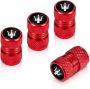 4PCS Tire Valve Stem Caps Metal Auto Tire Protective Valve Cap For Maserati Quattroporte Ghibli Levante All Models Wheel Cap Car