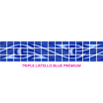 Pool Mosaic Triple Listello Blue Premium