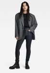 G-star Raw Big Blazer Wmn -dk Black dim Grey Herringbone