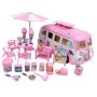 Camper Car Kids Picnic Ice Cream Rv Set Picnic Car Kids Toys Pink