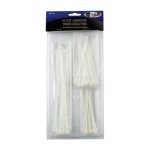 Moto-Quip Assorted Set Of White Cable Ties - 75PCS
