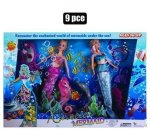 Fashion Doll Mermaid Twins Set 9PC