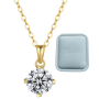 Necklace For Women - 925 Sterling Silver Moissanite Pendant