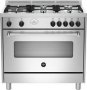 La Germania 90CM Americana Freestanding Gas Stove 5 Gas Burner Hob With Electric Oven Stainless Steel AMS95C61LBX