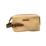 Toiletry Bag Beige With Handle 26X8X18CM