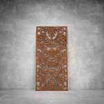 Laser Cut Screen - Design 119 - 2900 X 1400 X 20 Rust Coat Outdoor