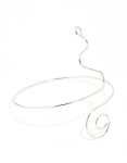 Silver Plated Spiral Arm Cuff
