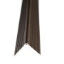 Aluminium Angle Edge Lvt Dark Bronze Undrilled 2500 X 21 X 21 Stair Profile Aluminium