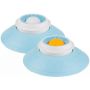 2 Slow Feeder Pet Bowl Cat Food Bowl With Lick Ball Food Dispenser