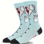 Fashion Medical Print Socks Novelty & Comfy Mid Tube Socks Women's Stockings & Hosiery