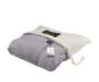 Sofa Seat Cover 84X84 Cord Velours Light Grey