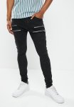 Mjn-lorton Biker Denim - Black