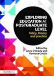 Exploring Education At Postgraduate Level - Policy Theory And Practice Paperback