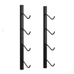 Spxtom Snowboard Rack Iron 4 5 6-TIER Skateboard Wall Mount Rack Space-saving Multi-functional Storage For Deck Longboard Garage