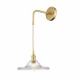 Vintage Vera Cut Glass Wall Light Satin Gold