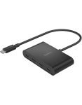 Belkin Connect Usb-c To 4-PORT Usb-c Hub Multiport Adapter Dongle With 4 Usb-c 3.2 GEN2 Ports & 100W Pd With Max 10GBPS High Spe