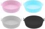 Reusable Pastel Silicone Air Fryer Liners - Pack Of 4