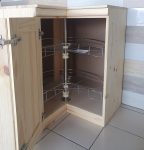 Turntable Corner Unit 760X760X450X900 – Raw
