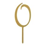 Goldair Gold Topper Number 0