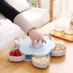 Pattern Rotating Candy Box - Blue