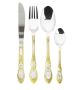 72 Piece Mirror Finish Cutlery Set - Old Dutch Gold Style G2