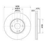 Stone Brake Disc Front BR15428