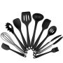 Nonstick Silicone Kitchen Utensils Set - 10-PIECE